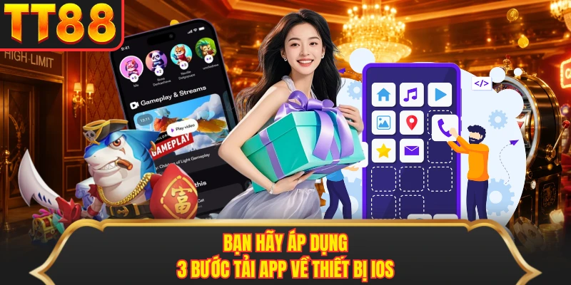 Bạn hãy áp dụng 3 bước tải app về thiết bị iOS